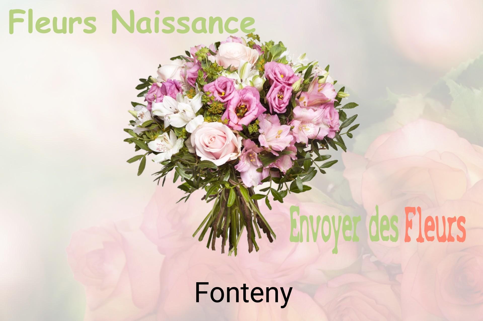 Bouquet de fleurs de naissance livré à Fonteny